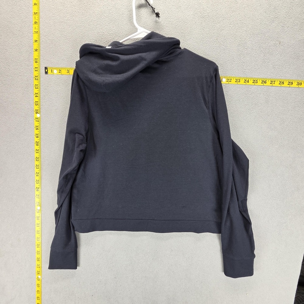 Rhoback Hoodie Womens M Black Performance Lightweight Pullover Sweatshirt - Picture 2 of 8